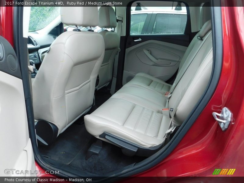 Ruby Red / Medium Light Stone 2017 Ford Escape Titanium 4WD