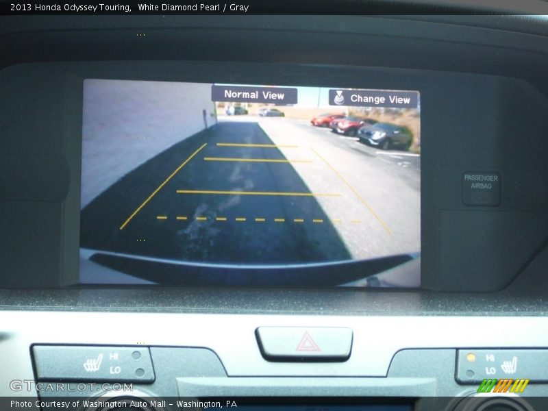 White Diamond Pearl / Gray 2013 Honda Odyssey Touring