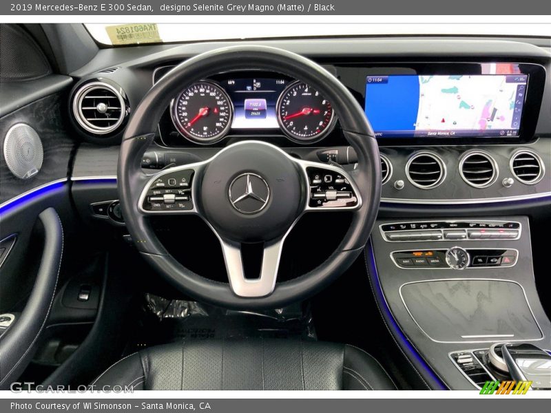 designo Selenite Grey Magno (Matte) / Black 2019 Mercedes-Benz E 300 Sedan
