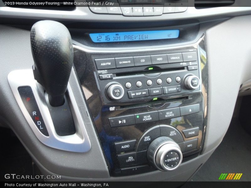 White Diamond Pearl / Gray 2013 Honda Odyssey Touring