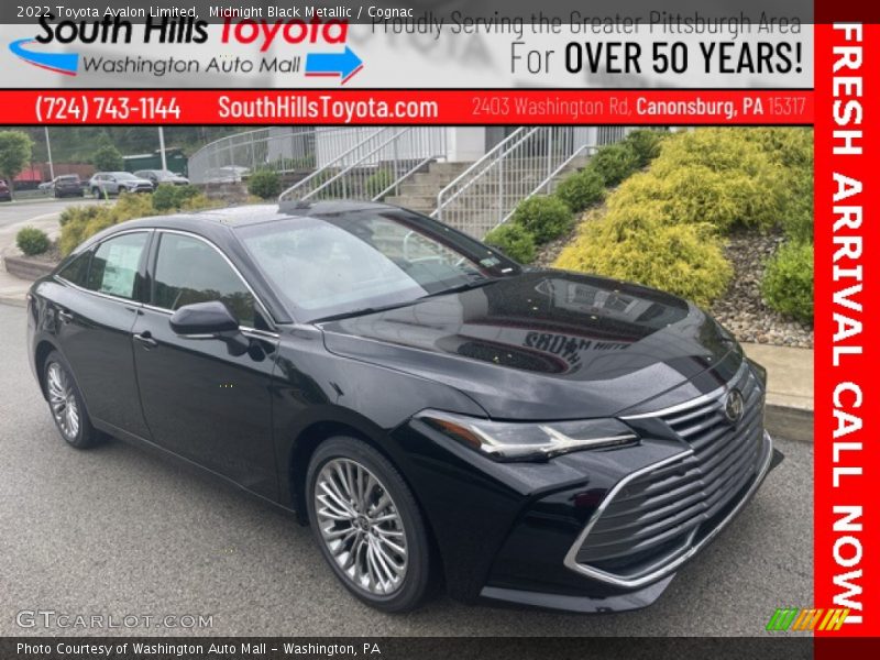 Midnight Black Metallic / Cognac 2022 Toyota Avalon Limited