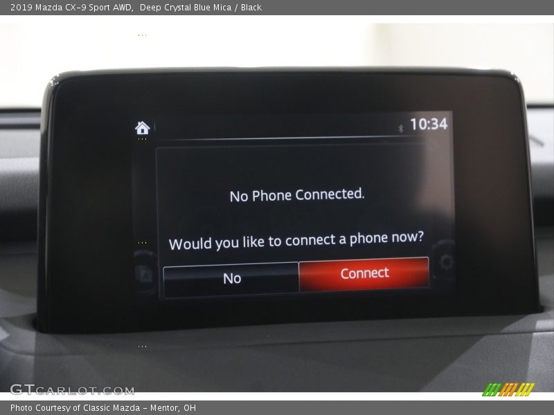 Deep Crystal Blue Mica / Black 2019 Mazda CX-9 Sport AWD