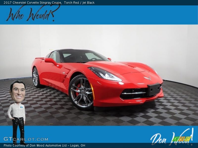 Torch Red / Jet Black 2017 Chevrolet Corvette Stingray Coupe