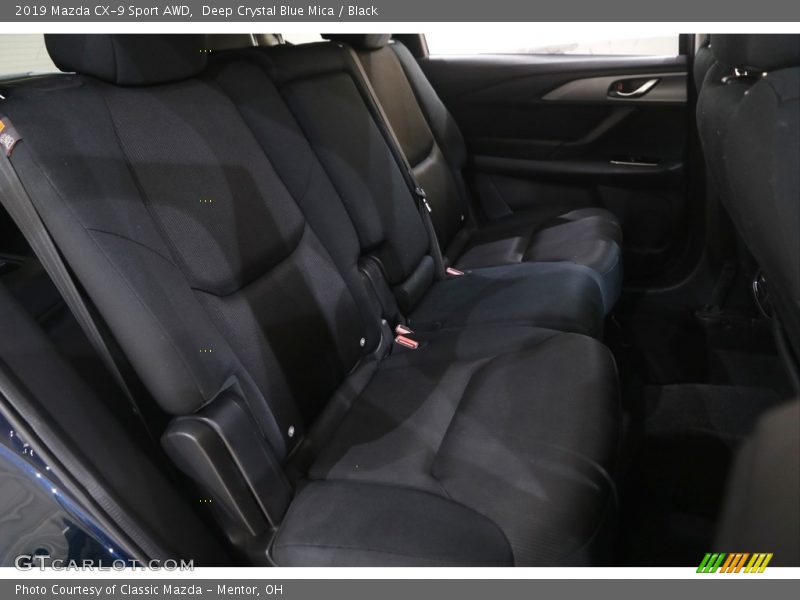 Deep Crystal Blue Mica / Black 2019 Mazda CX-9 Sport AWD