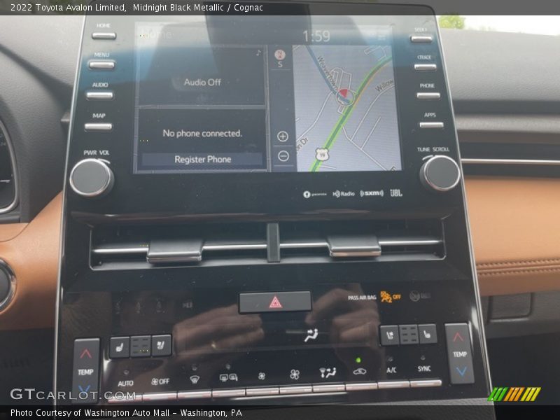 Midnight Black Metallic / Cognac 2022 Toyota Avalon Limited