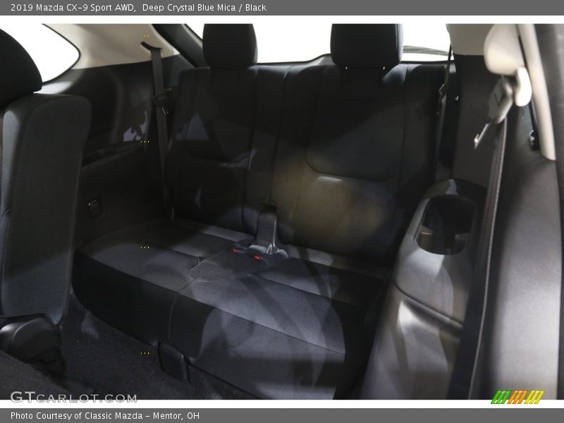 Deep Crystal Blue Mica / Black 2019 Mazda CX-9 Sport AWD