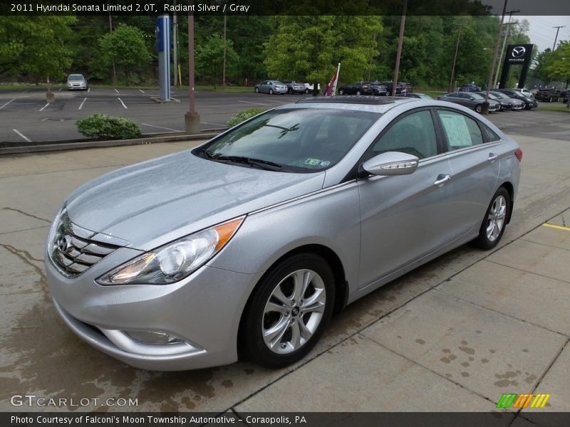Radiant Silver / Gray 2011 Hyundai Sonata Limited 2.0T
