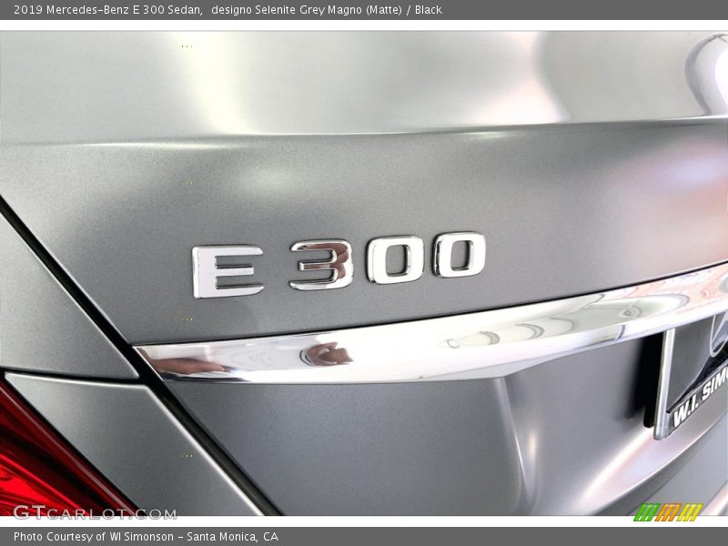 designo Selenite Grey Magno (Matte) / Black 2019 Mercedes-Benz E 300 Sedan