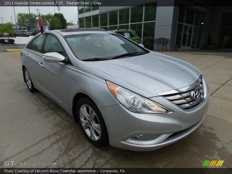 Radiant Silver / Gray 2011 Hyundai Sonata Limited 2.0T