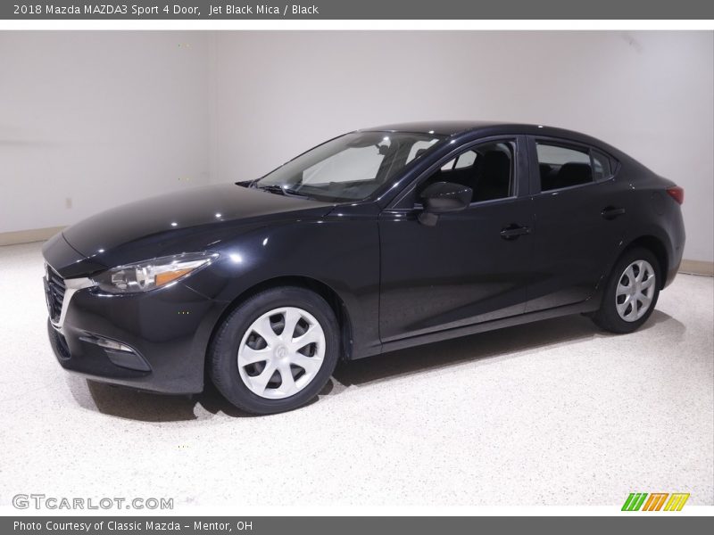 Jet Black Mica / Black 2018 Mazda MAZDA3 Sport 4 Door