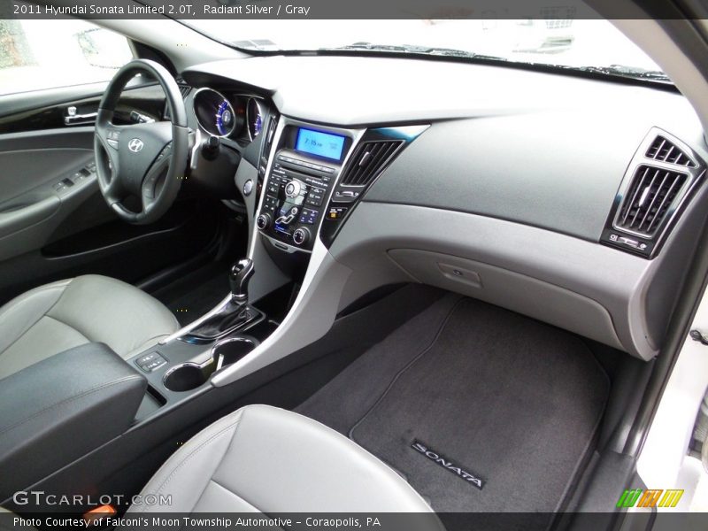Radiant Silver / Gray 2011 Hyundai Sonata Limited 2.0T