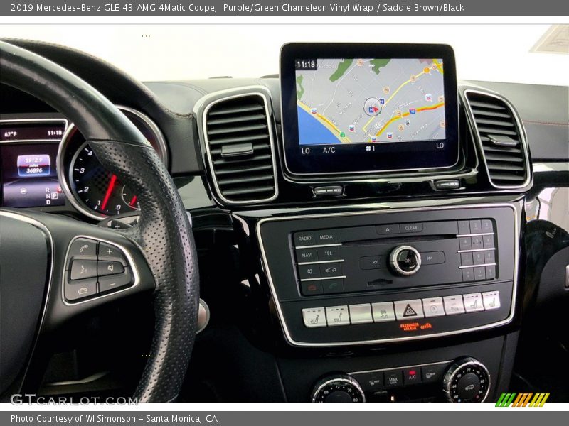 Purple/Green Chameleon Vinyl Wrap / Saddle Brown/Black 2019 Mercedes-Benz GLE 43 AMG 4Matic Coupe