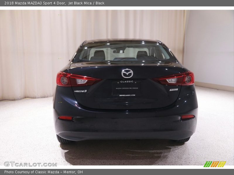 Jet Black Mica / Black 2018 Mazda MAZDA3 Sport 4 Door