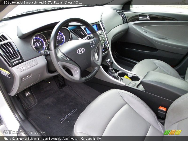 Radiant Silver / Gray 2011 Hyundai Sonata Limited 2.0T