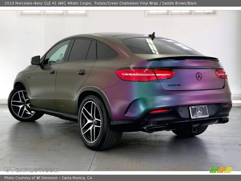  2019 GLE 43 AMG 4Matic Coupe Purple/Green Chameleon Vinyl Wrap