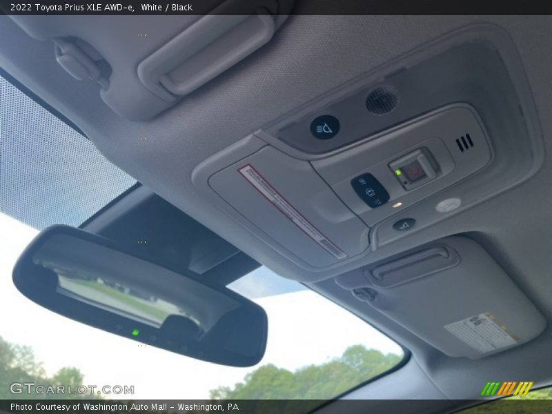 White / Black 2022 Toyota Prius XLE AWD-e