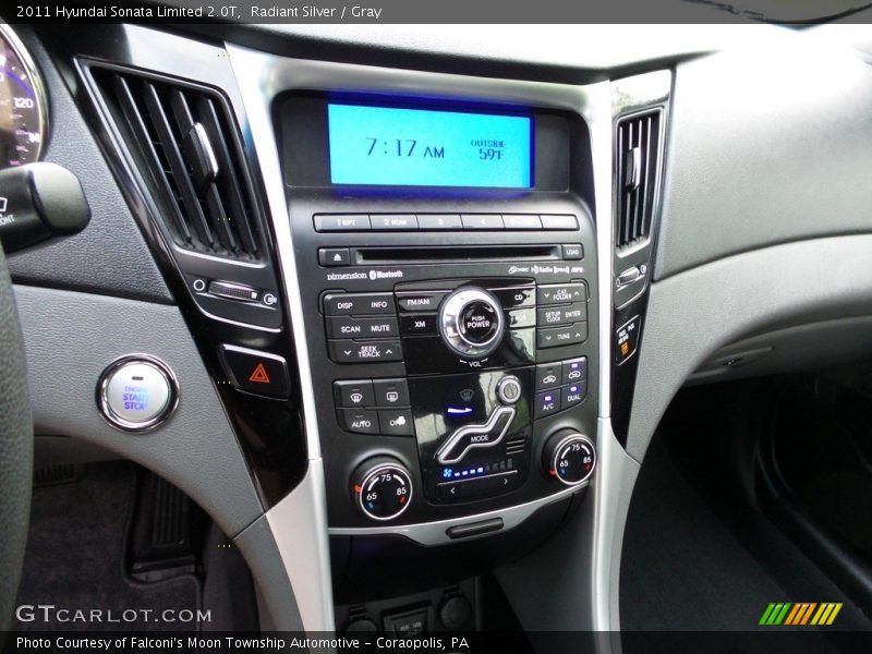 Radiant Silver / Gray 2011 Hyundai Sonata Limited 2.0T