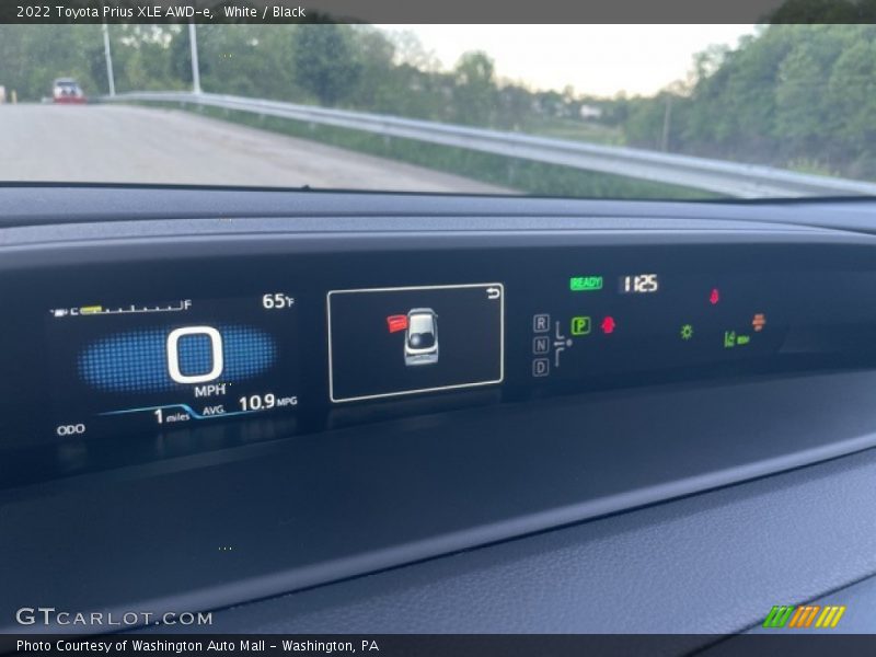 Dashboard of 2022 Prius XLE AWD-e