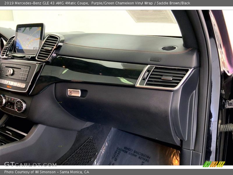 Purple/Green Chameleon Vinyl Wrap / Saddle Brown/Black 2019 Mercedes-Benz GLE 43 AMG 4Matic Coupe