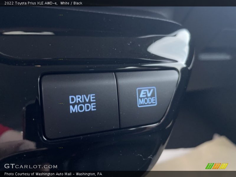 White / Black 2022 Toyota Prius XLE AWD-e