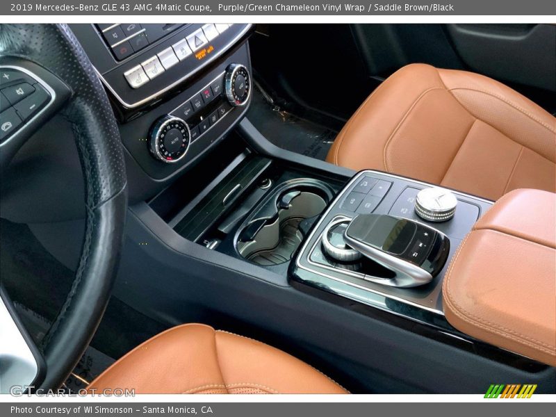 Purple/Green Chameleon Vinyl Wrap / Saddle Brown/Black 2019 Mercedes-Benz GLE 43 AMG 4Matic Coupe