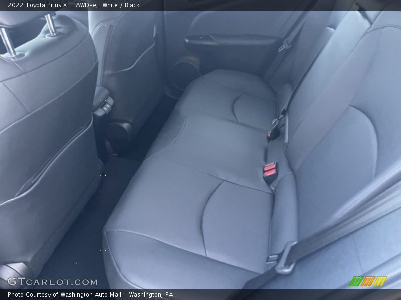 Rear Seat of 2022 Prius XLE AWD-e