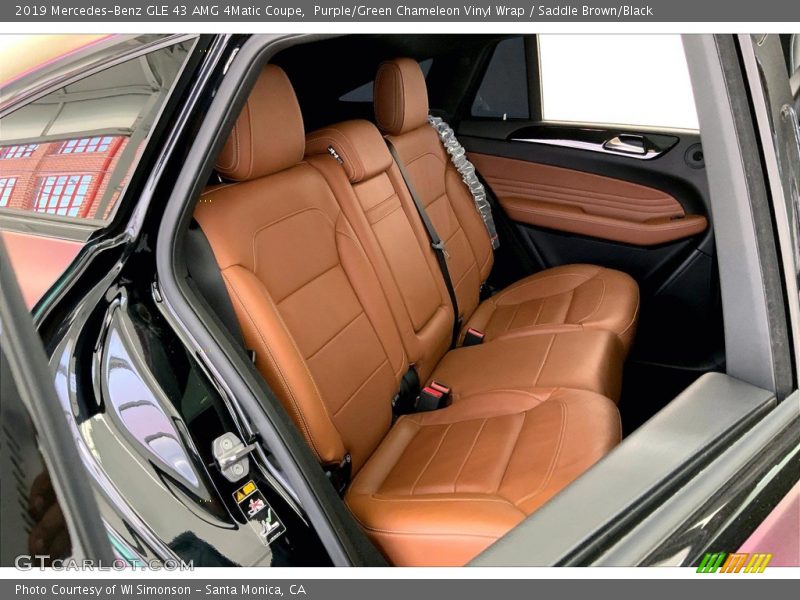 Purple/Green Chameleon Vinyl Wrap / Saddle Brown/Black 2019 Mercedes-Benz GLE 43 AMG 4Matic Coupe