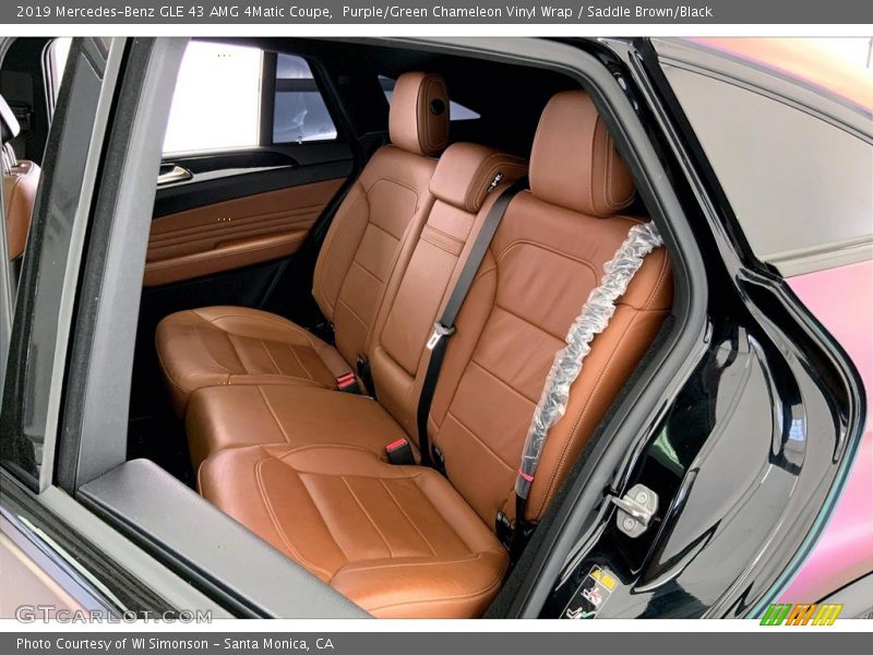Purple/Green Chameleon Vinyl Wrap / Saddle Brown/Black 2019 Mercedes-Benz GLE 43 AMG 4Matic Coupe