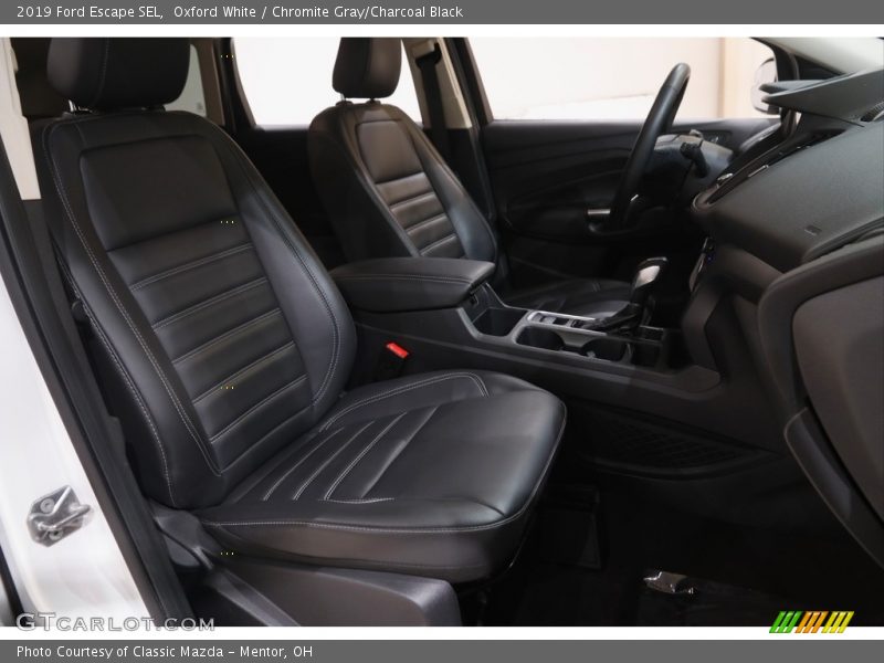 Oxford White / Chromite Gray/Charcoal Black 2019 Ford Escape SEL