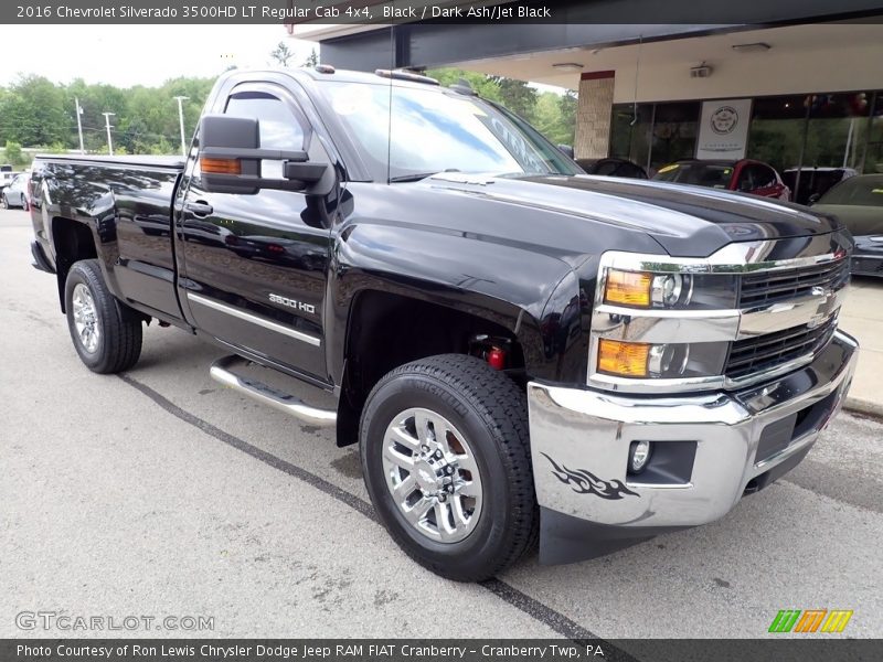 Black / Dark Ash/Jet Black 2016 Chevrolet Silverado 3500HD LT Regular Cab 4x4