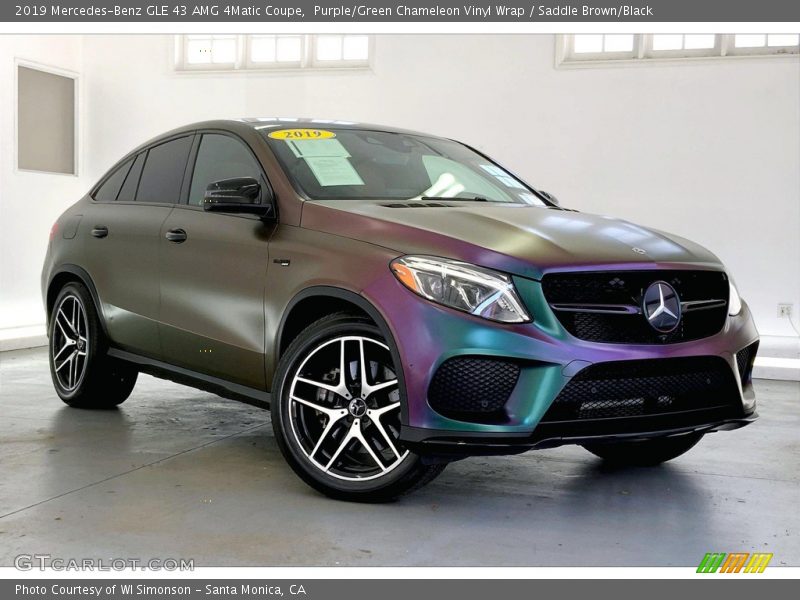  2019 GLE 43 AMG 4Matic Coupe Purple/Green Chameleon Vinyl Wrap