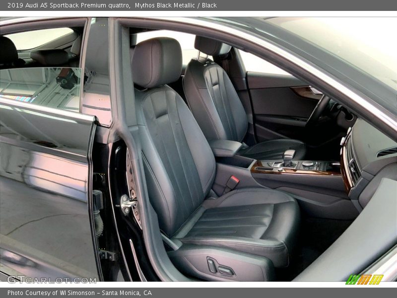 Front Seat of 2019 A5 Sportback Premium quattro