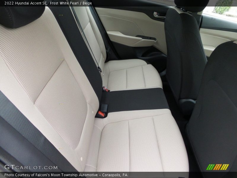 Frost White Pearl / Beige 2022 Hyundai Accent SE