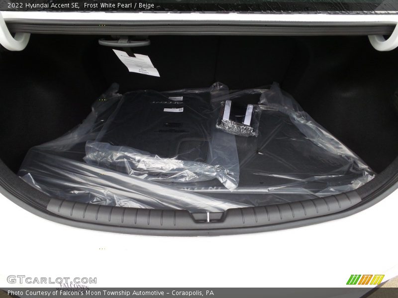 Frost White Pearl / Beige 2022 Hyundai Accent SE