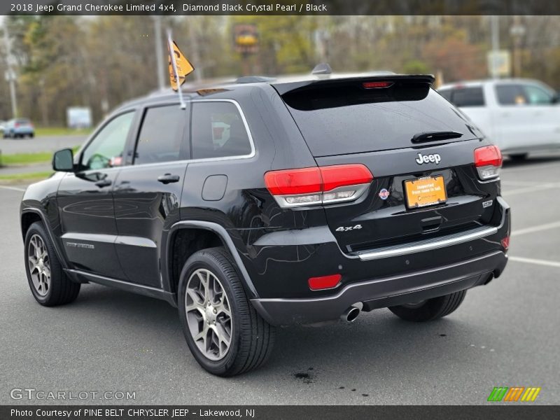 Diamond Black Crystal Pearl / Black 2018 Jeep Grand Cherokee Limited 4x4