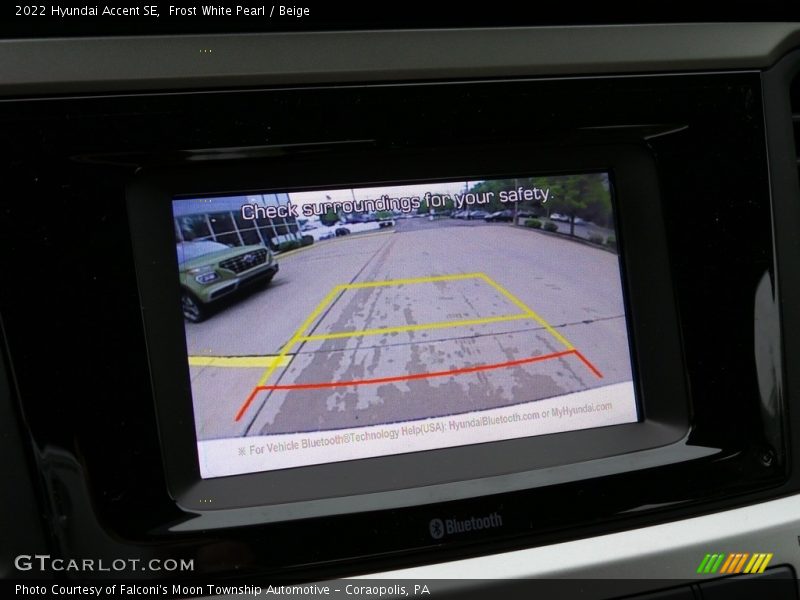 Frost White Pearl / Beige 2022 Hyundai Accent SE