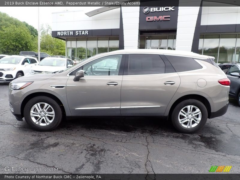 Pepperdust Metallic / Shale/Ebony Accents 2019 Buick Enclave Essence AWD