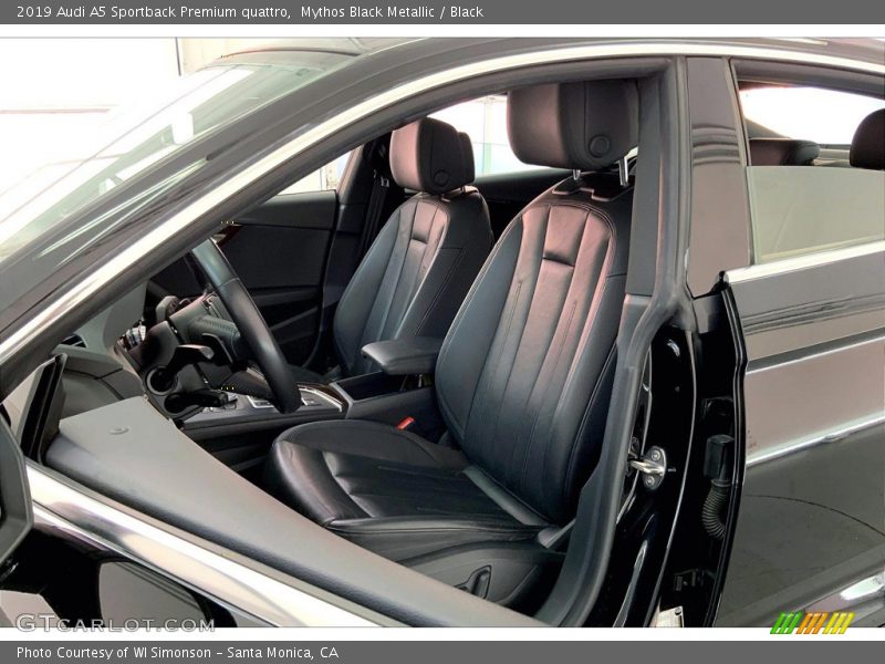 Front Seat of 2019 A5 Sportback Premium quattro