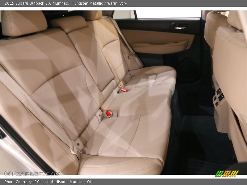 Rear Seat of 2015 Outback 3.6R Limited