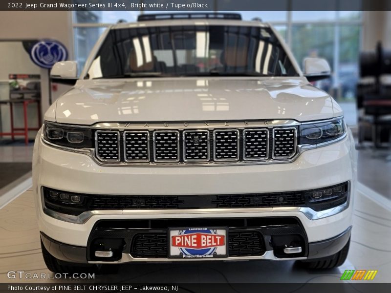 Bright white / Tupelo/Black 2022 Jeep Grand Wagoneer Series III 4x4