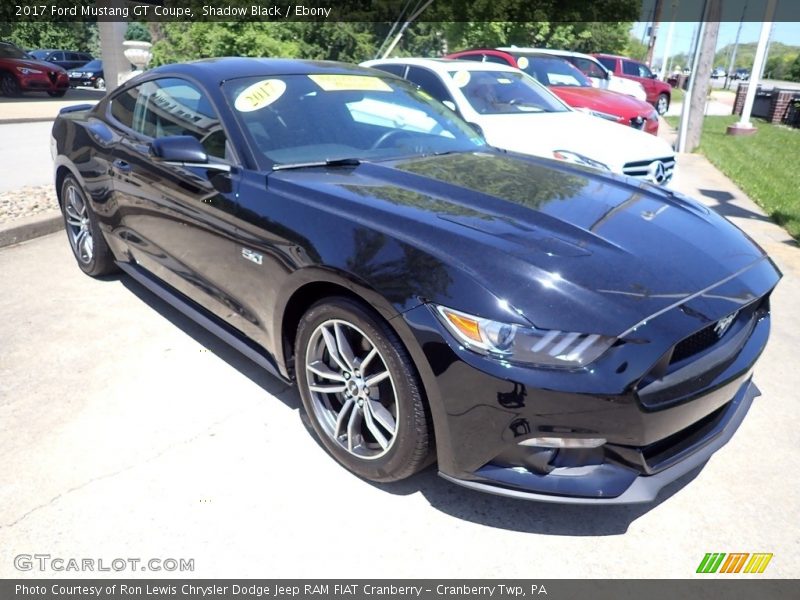 Shadow Black / Ebony 2017 Ford Mustang GT Coupe