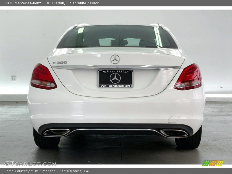 Polar White / Black 2018 Mercedes-Benz C 300 Sedan