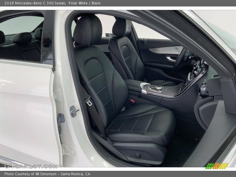 Polar White / Black 2018 Mercedes-Benz C 300 Sedan