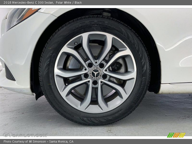 Polar White / Black 2018 Mercedes-Benz C 300 Sedan
