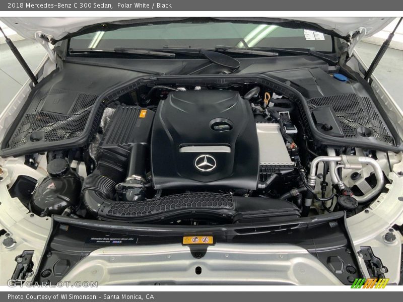 Polar White / Black 2018 Mercedes-Benz C 300 Sedan