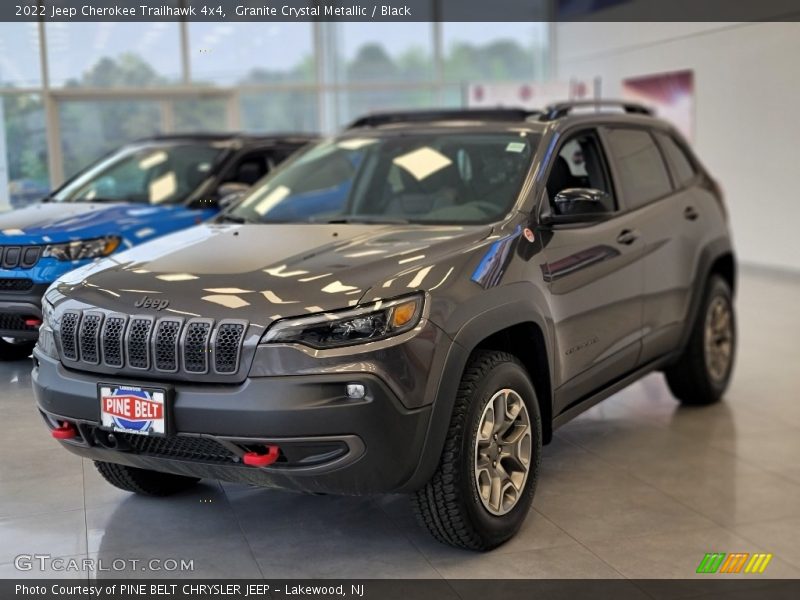 Granite Crystal Metallic / Black 2022 Jeep Cherokee Trailhawk 4x4