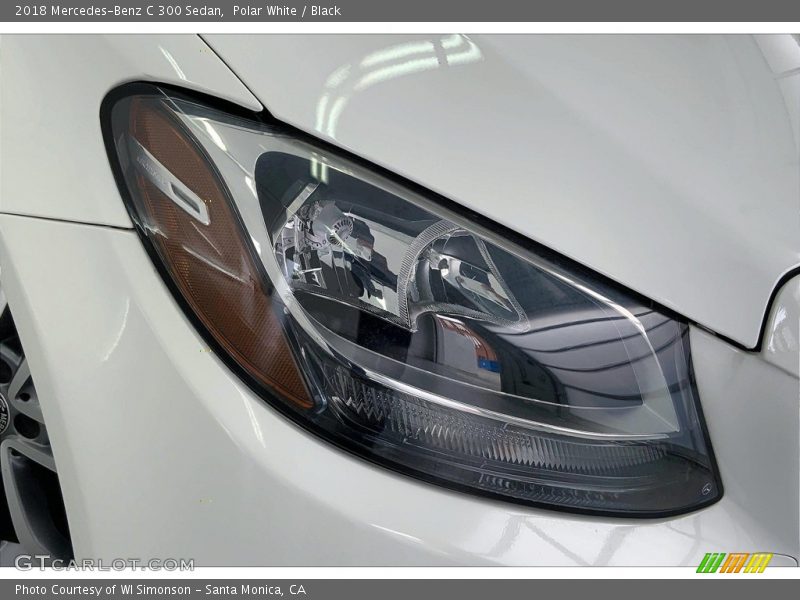 Polar White / Black 2018 Mercedes-Benz C 300 Sedan