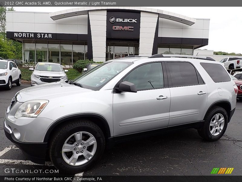 Quicksilver Metallic / Light Titanium 2012 GMC Acadia SL AWD
