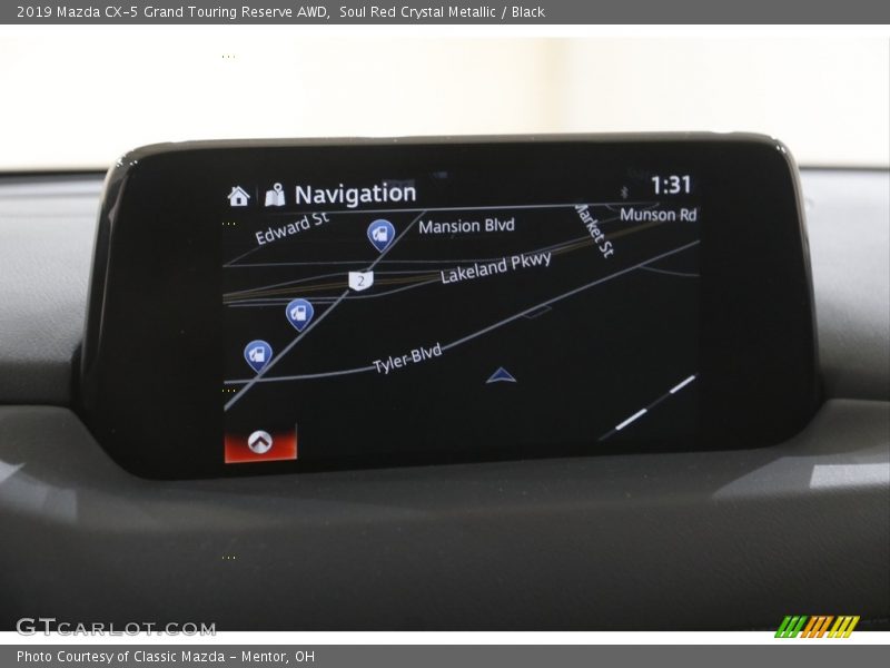 Soul Red Crystal Metallic / Black 2019 Mazda CX-5 Grand Touring Reserve AWD