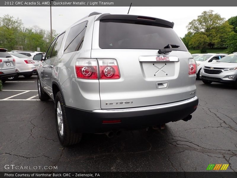 Quicksilver Metallic / Light Titanium 2012 GMC Acadia SL AWD